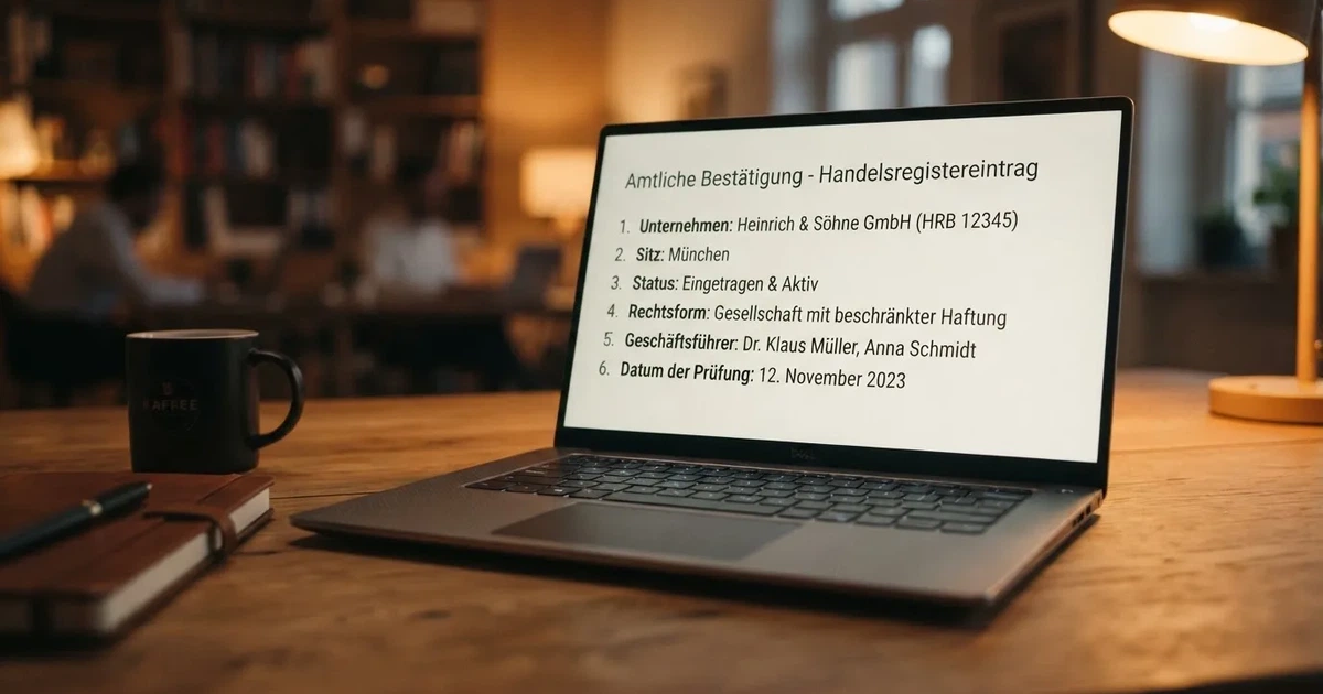 Nahaufnahme einer Urkunde mit Siegel auf einem Schreibtisch.